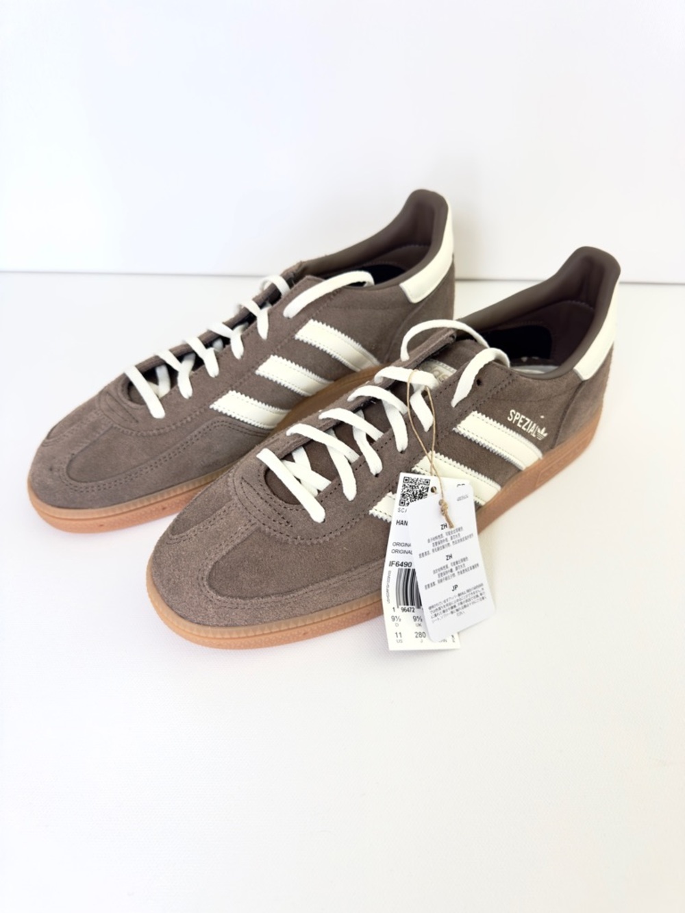 Adidas Handball Spezial Women’s Brown Suede Gum Sole Sneakers US 11 / UK 9.5 NWT